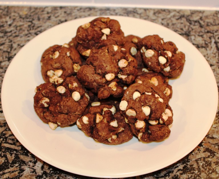 Chocolate Cookies with White Chocolate Chips * Cookbook Hub Cookbook Hub